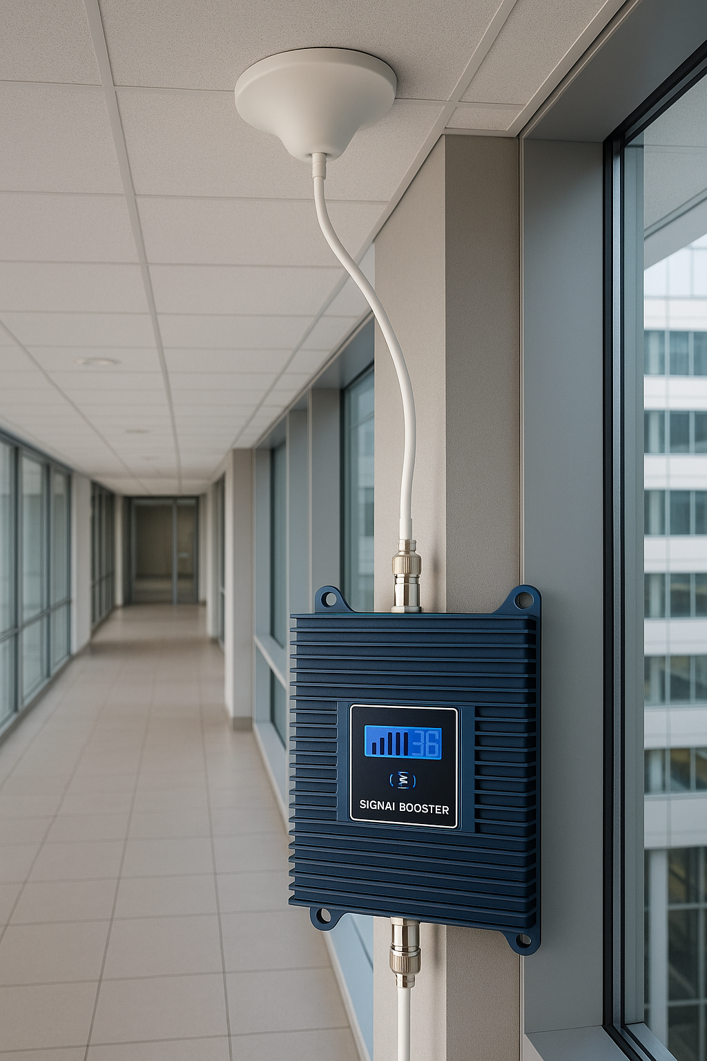 Step 3 - Indoor Antenna Distribution - Network Booster for Mobile Indoors